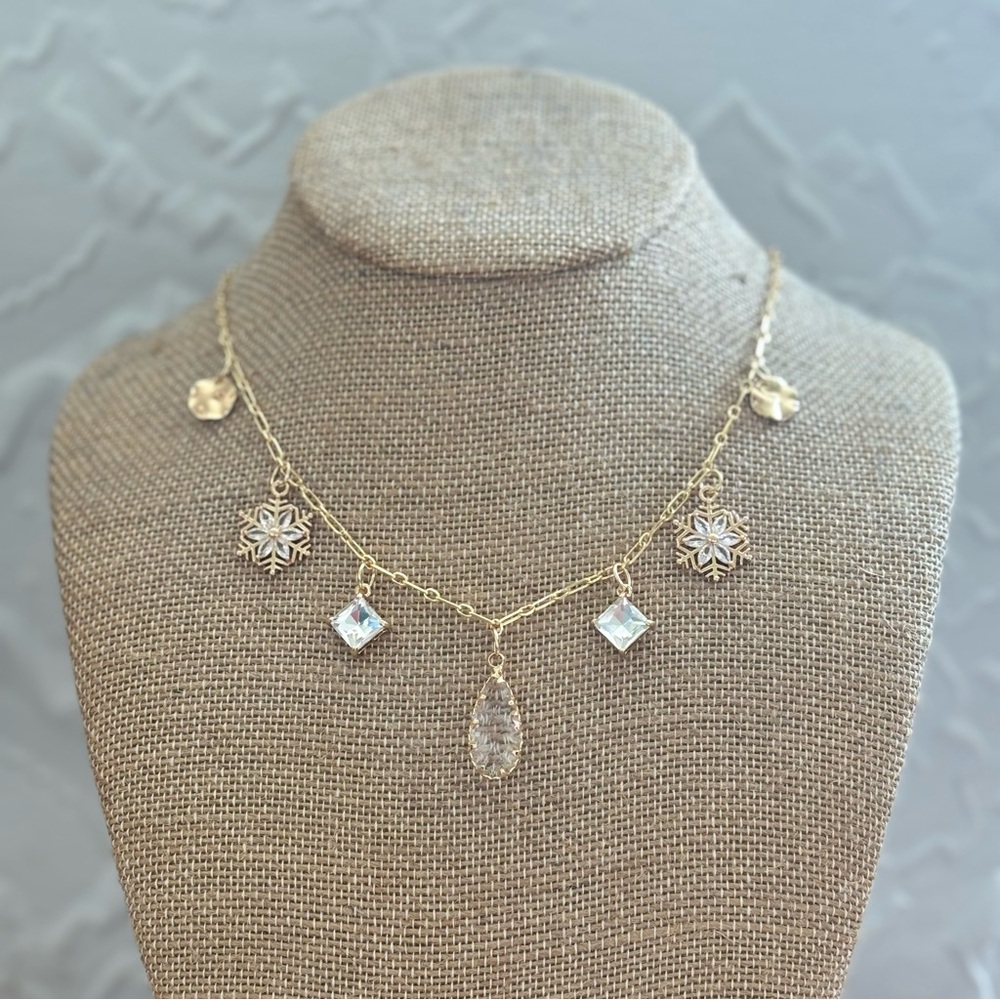 Snowflake Charm Necklace